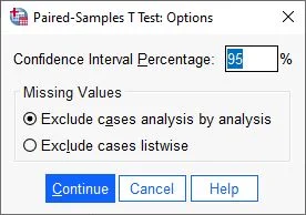 SPSS paired t-test 38